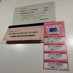 西鉄株主優待宿泊割引券(20%割引)