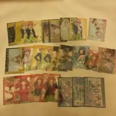 5等分の花嫁 クリアカード まとめ売り