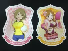 デレマス 抽選くじ D賞 ダイカットブロマイド 三村かな子 片桐早苗