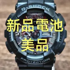実働美品 CASIO G-SHOCK GA-110-1B ブラック 異常無し