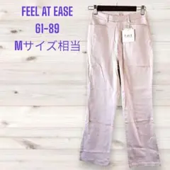【新品】フィールアットイーズ チノパン コットン ピンク Mサイズ相当