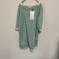 【新品未使用】4L サイズand it_ 水色 半袖Tシャツ