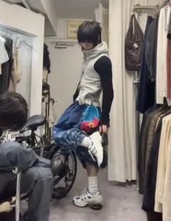 フラボア frapbois バルーンシルエットサルエルパンツ ハーフパンツ