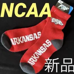 w683 新品アーカンソー 大学レイザーバックスNCAA 靴下 ソックス1足