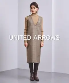 【美品】UNITED ARROWS UWSC ジャンパースカート チェック