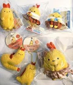 【定価8250円分以下】すみっコぐらし限定てのりぬいぐるみ えび 6点セット