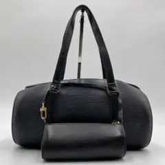【極美品】LOUIS VUITTON ハンドバッグ スフロ エピ ブラック 円筒