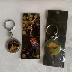 富士山キーホルダー3点
