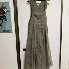 サロペットスカート　チュール