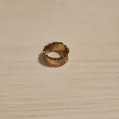 ゴールド 波模様 リング