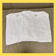 Amazon Essentials 2枚組 Tシャツ 半袖 メンズ M グレー