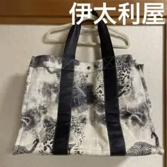 ★希少★ 伊太利屋 イタリヤ ソフトキャリー バッグ レオパード ひょう柄 超レア品 【美品】伊太利屋 イタリヤ 華やかなソフトキャリー