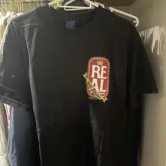 REAL ブラック Tシャツ Mサイズ