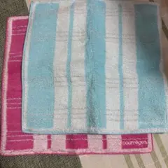 クレージュ　タオルハンカチ　2枚セット