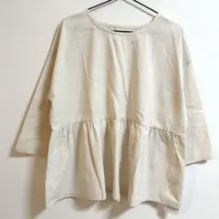 新品タグ付き✨ ナチュランLintu Lauluリントゥラウル　長袖ブラウス　綿