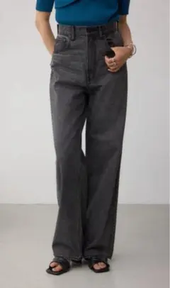 AZUL DENIM ハイウエストワイドデニム