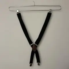 サスペンダー　ブラック　BIGサイズ