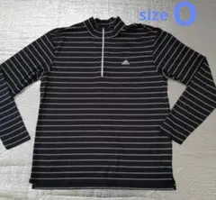 adidas ハーフジップシャツsize O