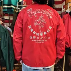 希少　アドタイ　HUY FONG FOODS社　ナイロン　コーチジャケット　古着