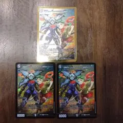 デュエマ　本能寺カレン&カオスマントラ　SPR 秘　1枚　SPR 2枚　計3枚