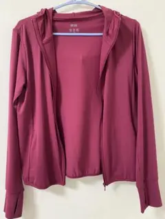 レディースUNIQLO フルジップフーディ