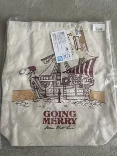 ワンピース　一番くじ　E賞　メリー号　トートバッグ