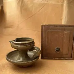 灯明台　灯火器　灯火具　成島焼　ひょうそく 灯明台 灯火器 灯火具 成島焼 ひょうそく
