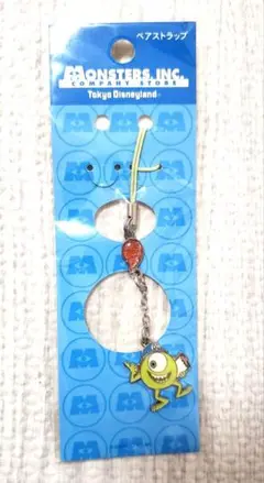 ディズニーリゾート　モンスターズインク　マイク　ストラップ