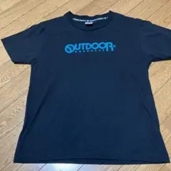 OUTDOOR PRODUCTS 黒 Tシャツ 山デザイン