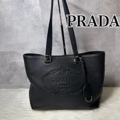 【極美品✨】PRADA プラダ ハンドバッグ トートバッグ レザー 黒