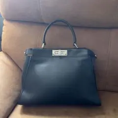 FENDI ピーカブー モンスター パイソン ハンドバッグ