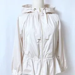 【アナイ】撥水タフタショートブルゾン ライトアウター ジャケット ペプラム 38