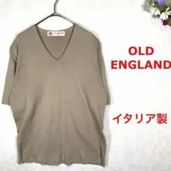 【オールドイングランド】Tシャツ カットソー Vネック イタリア製 特価品