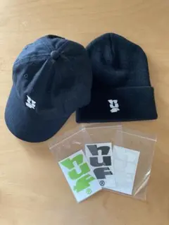HUF キャップ ビーニー ステッカー　セット
