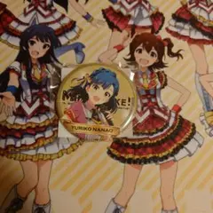 アイドルマスター　ミリオンライブ　七尾百合子　缶バッジ