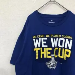 アメリカ古着　tシャツ　NHL チーム　ロゴ　 XL 2110