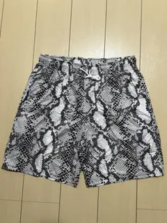 パイソン柄　ヘビ柄　ハーフパンツ　ワコマリア好きにオススメ　XL レオパード