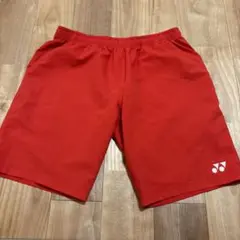 【美品】Lサイズ　ヨネックスハーフパンツ　赤