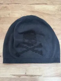 新品未使用マスターマインドジャパンカシミヤニット帽子Mサイズ マスターマインド mastermind JAPAN カシミヤニット帽 黒 メンズ