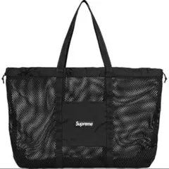 Supreme mesh tote bag black