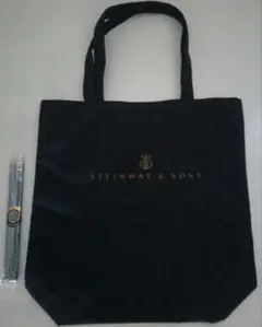 両面印刷！スタインウェイ トートバッグ　レッスンバッグ　Steinway C 両面印刷！スタインウェイ トートバッグ レッスンバッグ