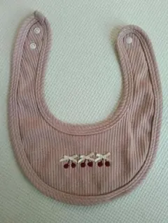 スタイ さくらんぼ刺繍 70-90cm