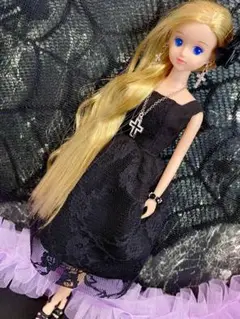 ジェニーちゃん用黒ワンピースセット
