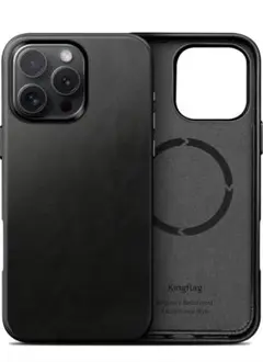 Kingflag iPhone 16 Pro Max対応 本革レザーケース　M7