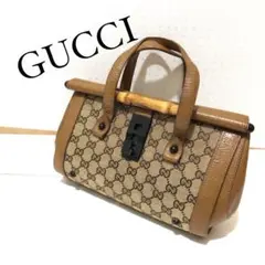 GUCCI グッチ ハンドバッグ GGキャンバス レトロ