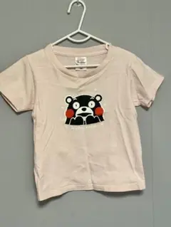 くまモン　プリントTシャツ　ピンク　110