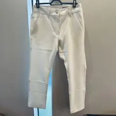 マリクレール レディース ゴルフパンツ M ホワイト