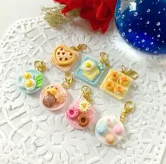 フェイクフード・スイーツ＆食べ物プレート，ハンドメイド チャーム アクセサリー