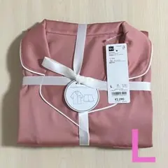 GU『サテンパジャマ(ピンク・Ｌ）』