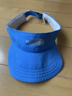 ザノースフェイス　サンバイザー 青